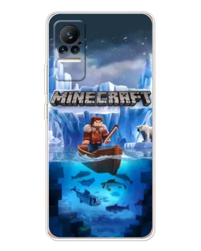 Чехол для Xiaomi Civi 1S с картинкой «Minecraft ледяной мир» Чехол для Xiaomi Civi 1S с картинкой «Minecraft ледяной мир»