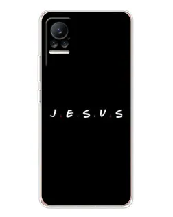 Чехол для Xiaomi Civi 1S с картинкой «Точки веры J.E.S.U.S.»