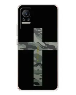Чехол для Xiaomi Civi 1S с картинкой «Милитари Крест»
