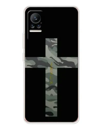 Чехол для Xiaomi Civi 1S с картинкой «Милитари Крест»