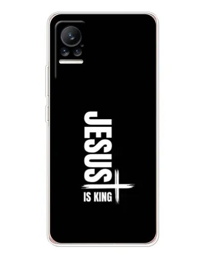 Чехол для Xiaomi Civi 1S с картинкой «Вертикаль веры Jesus»