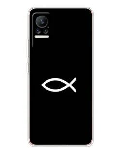 Чохол для Xiaomi Civi 1S з картинкою «Символ риби Jesus» Чохол для Xiaomi Civi 1S з картинкою «Символ риби Jesus»