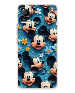 Чехол для Xiaomi Civi 1S с картинкой «Паттерн Микки и Минни»