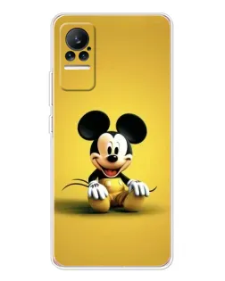 Чехол для Xiaomi Civi 1S с картинкой «Микки на желтом»