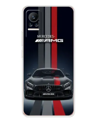 Чохол для Xiaomi Civi 1S з картинкою «Mercedes — білий карбон»