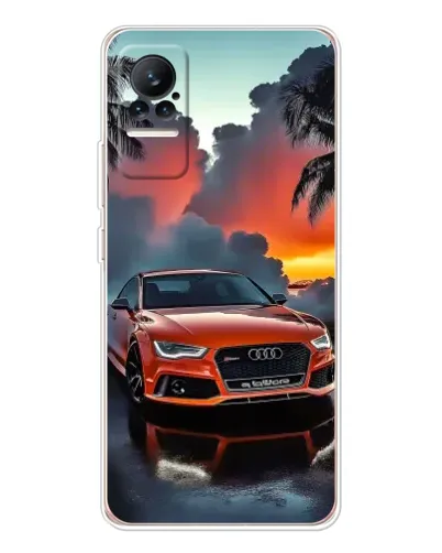 Чехол для Xiaomi Civi 1S с картинкой «Audi — закат»