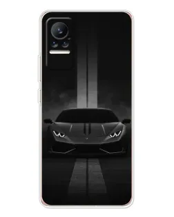 Чехол для Xiaomi Civi 1S с картинкой «Lamborghini симметрия дорог»