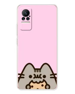 Чохол для Xiaomi Civi 1S з картинкою «Pusheen та печиво»