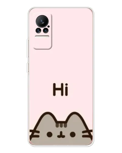 Чехол для Xiaomi Civi 1S с картинкой «Пушин говорит Hi» Чехол для Xiaomi Civi 1S с картинкой «Пушин говорит Hi»