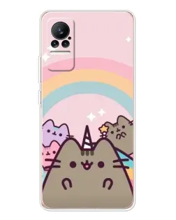 Чехол для Xiaomi Civi 1S с картинкой «Единорог Pusheen»
