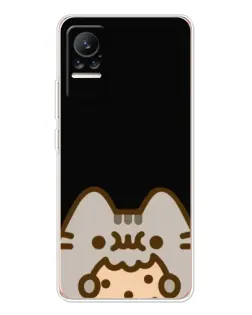 Чехол для Xiaomi Civi 1S с картинкой «Пушин на черном»