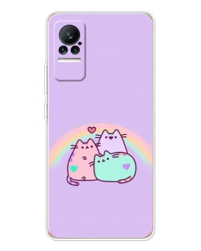Чехол для Xiaomi Civi 1S с картинкой «Радужные Пушины» Чехол для Xiaomi Civi 1S с картинкой «Радужные Пушины»