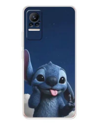 Чехол для Xiaomi Civi 1S с картинкой «Стич в облаках»