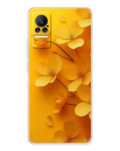 Чехол для Xiaomi Civi 1S с картинкой «Золотые лепестки»