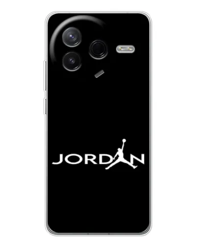 Чехол для Xiaomi Civi 4Pro с картинкой «Jordan White Logo»