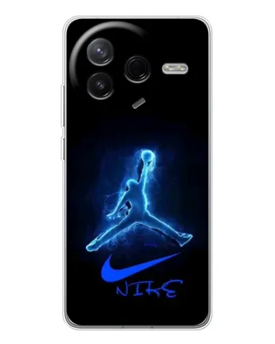 Чехол для Xiaomi Civi 4Pro с картинкой «Jordan Neon Blue»