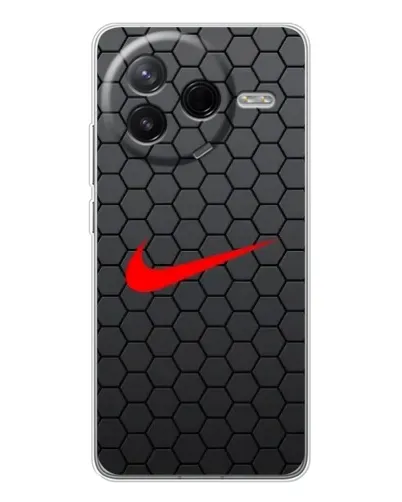 Чехол для Xiaomi Civi 4Pro с картинкой «Nike — карбоновая сетка»