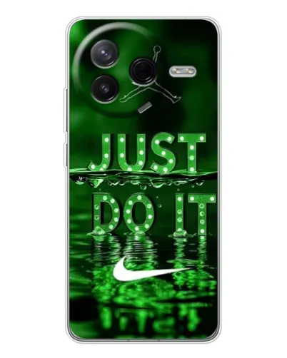 Чехол для Xiaomi Civi 4Pro с картинкой «Зеленый неоновый Nike»