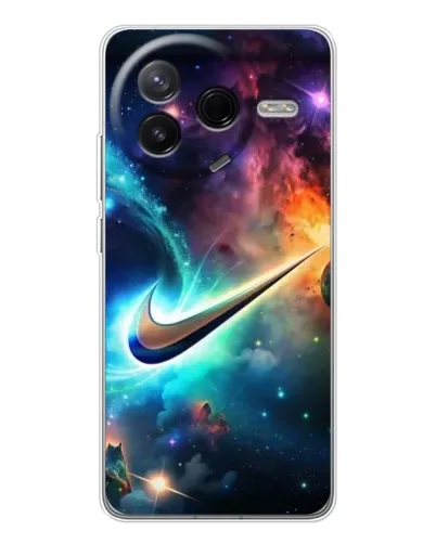 Чехол для Xiaomi Civi 4Pro с картинкой «Космический Nike Swoosh»