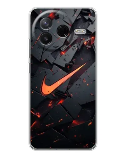 Чехол для Xiaomi Civi 4Pro с картинкой «Nike — эффект разломов»