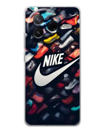 Чехол для Xiaomi Civi 4Pro с картинкой «Коллекция кроссовок Nike»