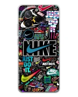 Чохол для Xiaomi Civi 4Pro з картинкою «Яскравий колаж Nike» Чохол для Xiaomi Civi 4Pro з картинкою «Яскравий колаж Nike»