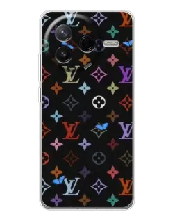 Чехол для Xiaomi Civi 4Pro с картинкой «Цветная монограмма LV»