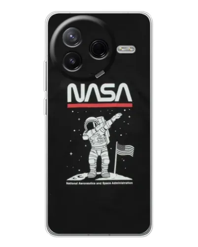 Чохол для Xiaomi Civi 4Pro з картинкою «NASA — крокуємо по Місяцю»