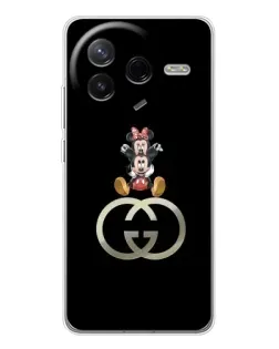 Чехол для Xiaomi Civi 4Pro с картинкой «Минни Маус на лого»