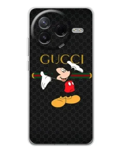Чехол для Xiaomi Civi 4Pro с картинкой «Микки Маус Gucci»