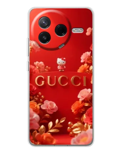 Чехол для Xiaomi Civi 4Pro с картинкой «Gucci — золотой сад»