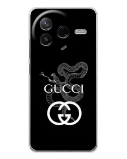 Чехол для Xiaomi Civi 4Pro с картинкой «Gucci — серебряная змея»