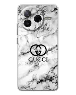 Чехол для Xiaomi Civi 4Pro с картинкой «Gucci — мраморный шик»