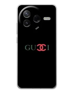 Чехол для Xiaomi Civi 4Pro с картинкой «Gucci — красный градиент»