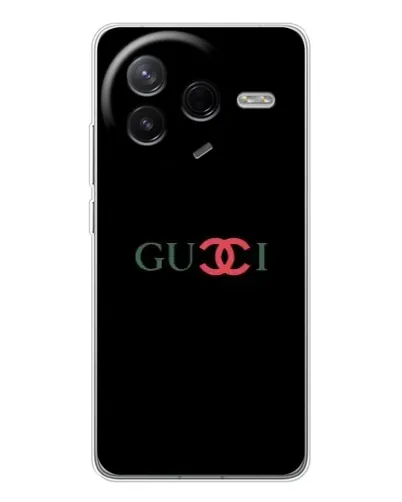 Чехол для Xiaomi Civi 4Pro с картинкой «Gucci — красный градиент»