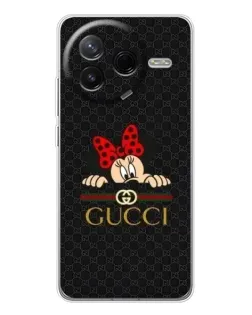 Чехол для Xiaomi Civi 4Pro с картинкой «Минни Маус Gucci — черный»