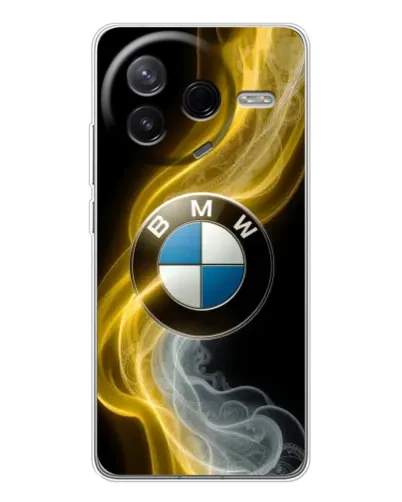 Чехол для Xiaomi Civi 4Pro с картинкой «Золотистый дым BMW»