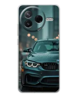 Чехол для Xiaomi Civi 4Pro с картинкой «BMW в огнях города»