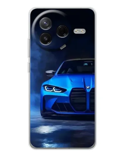Чехол для Xiaomi Civi 4Pro с картинкой «Голубая BMW M4»
