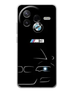 Чехол для Xiaomi Civi 4Pro с картинкой «Минималистичный принт BMW M3»