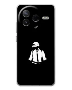 Чехол для Xiaomi Civi 4Pro с картинкой «PUBG — белый шлем»