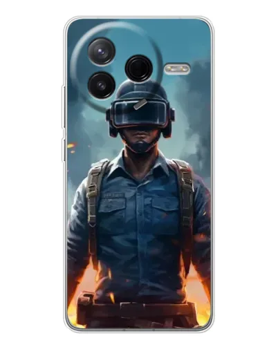 Чехол для Xiaomi Civi 4Pro с картинкой «PUBG — реалистичный герой»