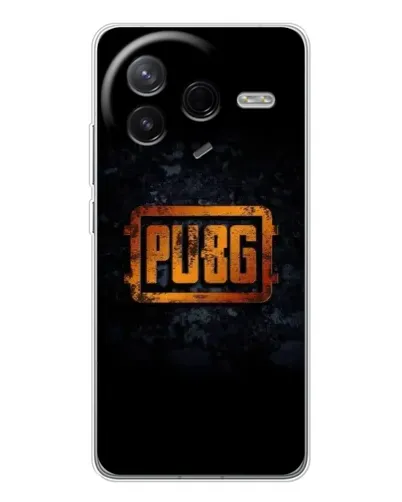 Чехол для Xiaomi Civi 4Pro с картинкой «PUBG — золотой логотип»