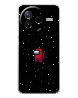 Чохол для Xiaomi Civi 4Pro з картинкою «Червоний Among Us»