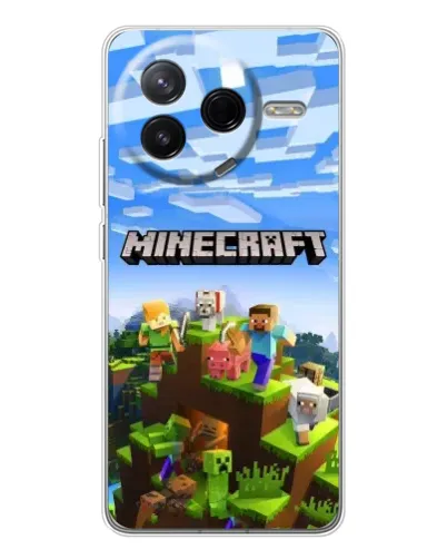 Чехол для Xiaomi Civi 4Pro с картинкой «Minecraft классический мир» Чехол для Xiaomi Civi 4Pro с картинкой «Minecraft классический мир»