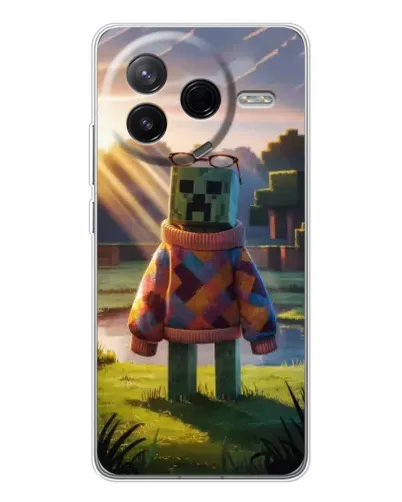 Чехол для Xiaomi Civi 4Pro с картинкой «Крипер в свитере» Чехол для Xiaomi Civi 4Pro с картинкой «Крипер в свитере»