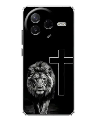 Чехол для Xiaomi Civi 4Pro с картинкой «Лев и Крест» Чехол для Xiaomi Civi 4Pro с картинкой «Лев и Крест»