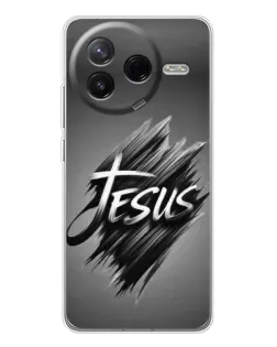 Чехол для Xiaomi Civi 4Pro с картинкой «Надпись Jesus Graffiti»