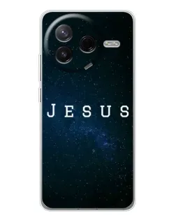 Чехол для Xiaomi Civi 4Pro с картинкой «Звездное небо Jesus»