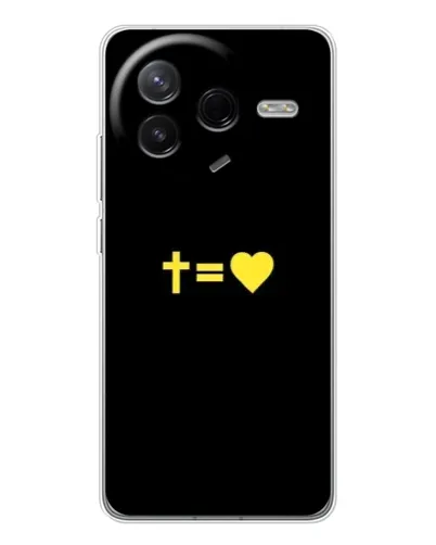 Чехол для Xiaomi Civi 4Pro с картинкой «Сердце и Крест» Чехол для Xiaomi Civi 4Pro с картинкой «Сердце и Крест»